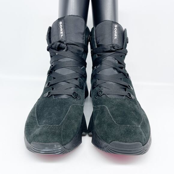 Sorel Women’s Kinetic Impact Conquest Aurora Boots WP Boot Black Size 10 - Picture 2 of 12